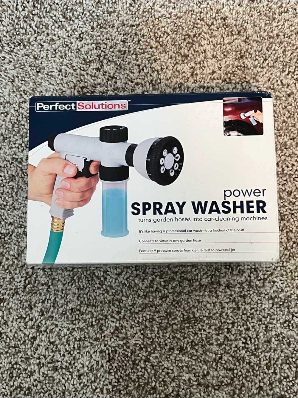 Perfect Solutions Power Spray Washer - New in Box